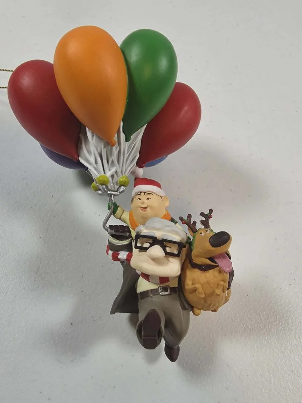 UP CARL RUSSELL DUG PRESIDENTS EDITION CHRISTMAS ORNAMENT DISNEY GROILER W/BOX